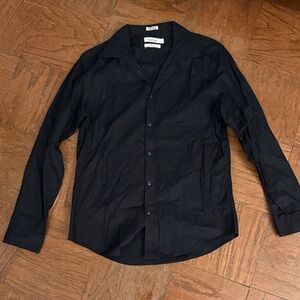 Calvin Klein Men’s Midnight Black Shirt Slim Fit